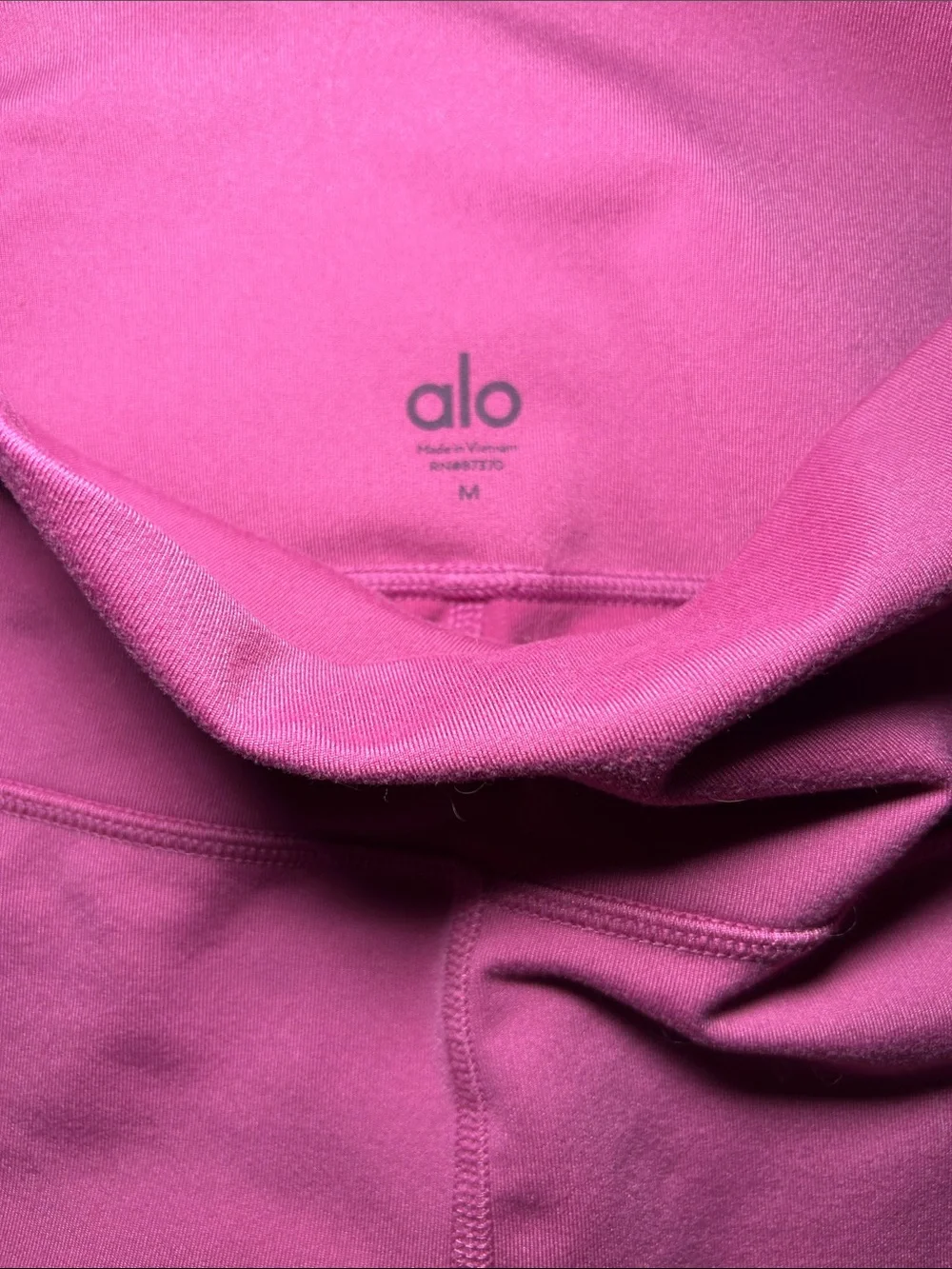 ALO Yoga High-Rise Magenta Bike Shorts